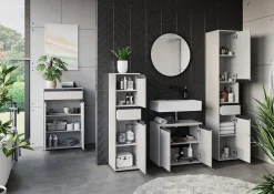 Bundelvoordeel Badkamers^Huisenthuis Bundelvoordeel Pula Lichtgrijs