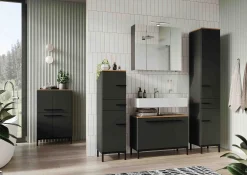 Bundelvoordeel Badkamers^Huisenthuis Bundelvoordeel Serpa Grafiet Eiken