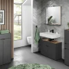 Bundelvoordeel Badkamers^Huisenthuis Bundelvoordeel Sicilia Grafiet Eiken