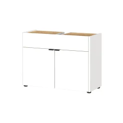 Bundelvoordeel Badkamers^Huisenthuis Bundelvoordeel Sicilia Wit Eiken