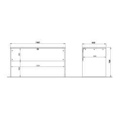 Bureaus^Huisenthuis Bureau Alexis Wit Eiken 140 cm