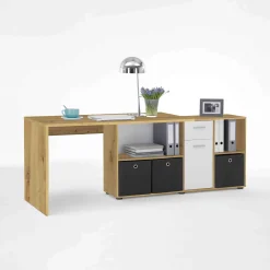 Bureaus^Huisenthuis Bureau Apollo Artisan Eiken