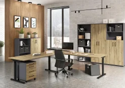 Bureaus^Huisenthuis Bureau Discovery 180 cm Eiken