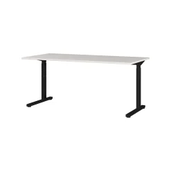 Bureaus^Huisenthuis Bureau Discovery 180 cm Lichtgrijs Zwart