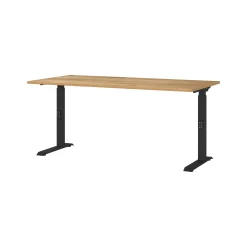 Bureaus^Huisenthuis Bureau Galileo Eiken Zwart 160 cm Eiken-Zwart
