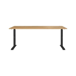 Bureaus^Huisenthuis Bureau Galileo Eiken Zwart 180 cm Eiken-Zwart