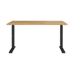 Bureaus^Huisenthuis Bureau Galileo Eiken Zwart 140 cm Eiken-Zwart