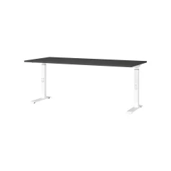 Bureaus^Huisenthuis Bureau Galileo 180 cm Grafiet Wit