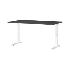 Bureaus^Huisenthuis Bureau Galileo 140 cm Grafiet Wit
