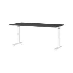 Bureaus^Huisenthuis Bureau Galileo 160 cm Grafiet Wit