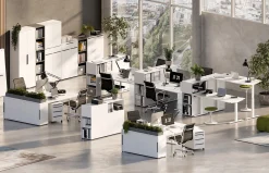 Bureaus^Huisenthuis Bureau Galileo 140 cm Wit