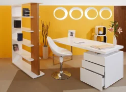 Bureaus^Huisenthuis Bureau Javi Wit 160cm