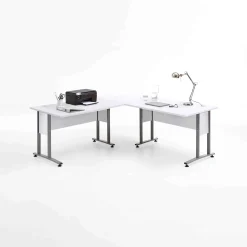 Bureaus^Huisenthuis Bureau Moos 120×120 cm Wit