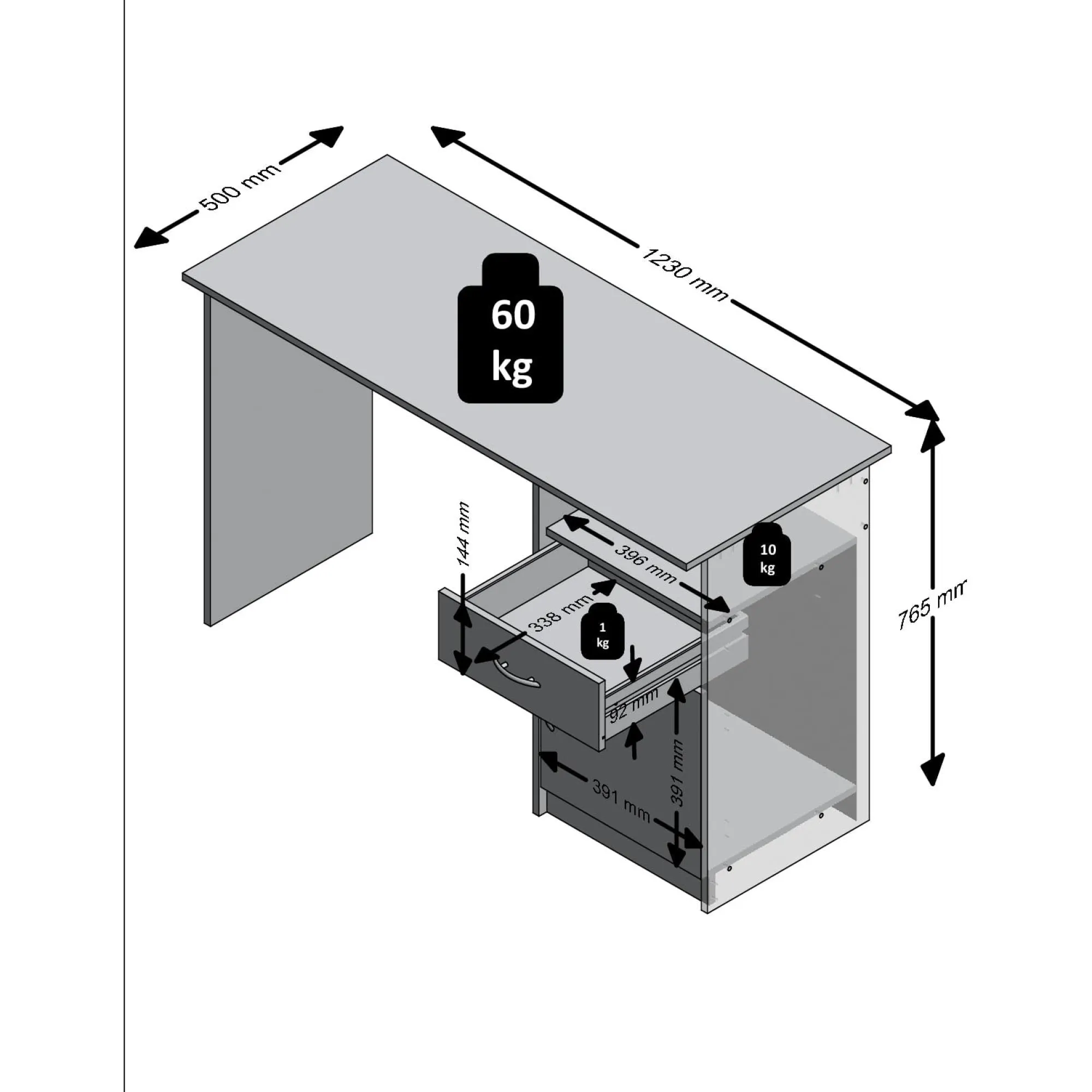 Bureaus^Huisenthuis Bureau Neptunus Beton