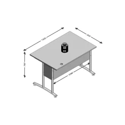 Bureaus^Huisenthuis Bureau Nereus 120 cm Oudeiken