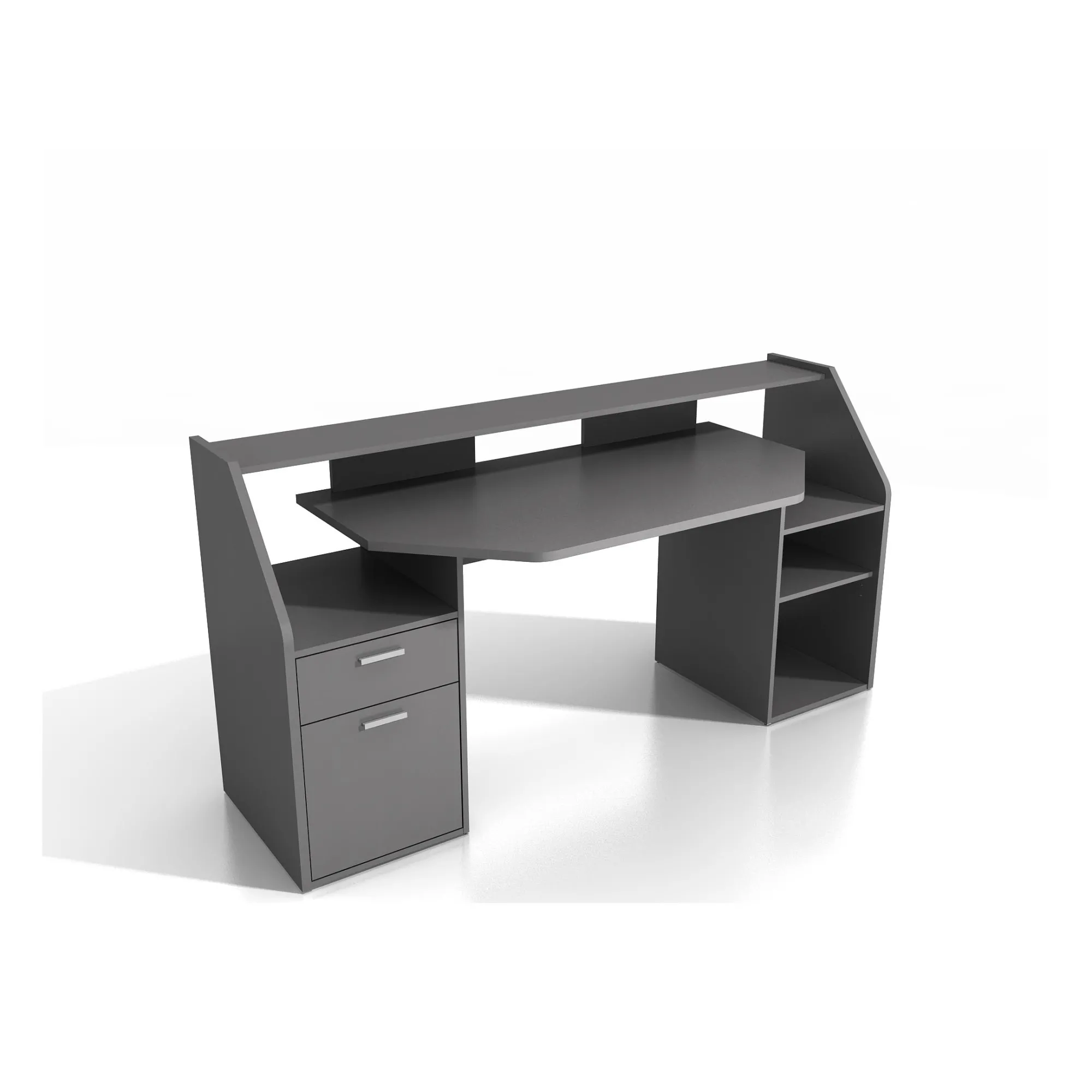 Bureaus^Huisenthuis Bureau Paco Antraciet