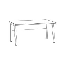 Bureaus^Huisenthuis Bureau Roland 180 cm Vintage