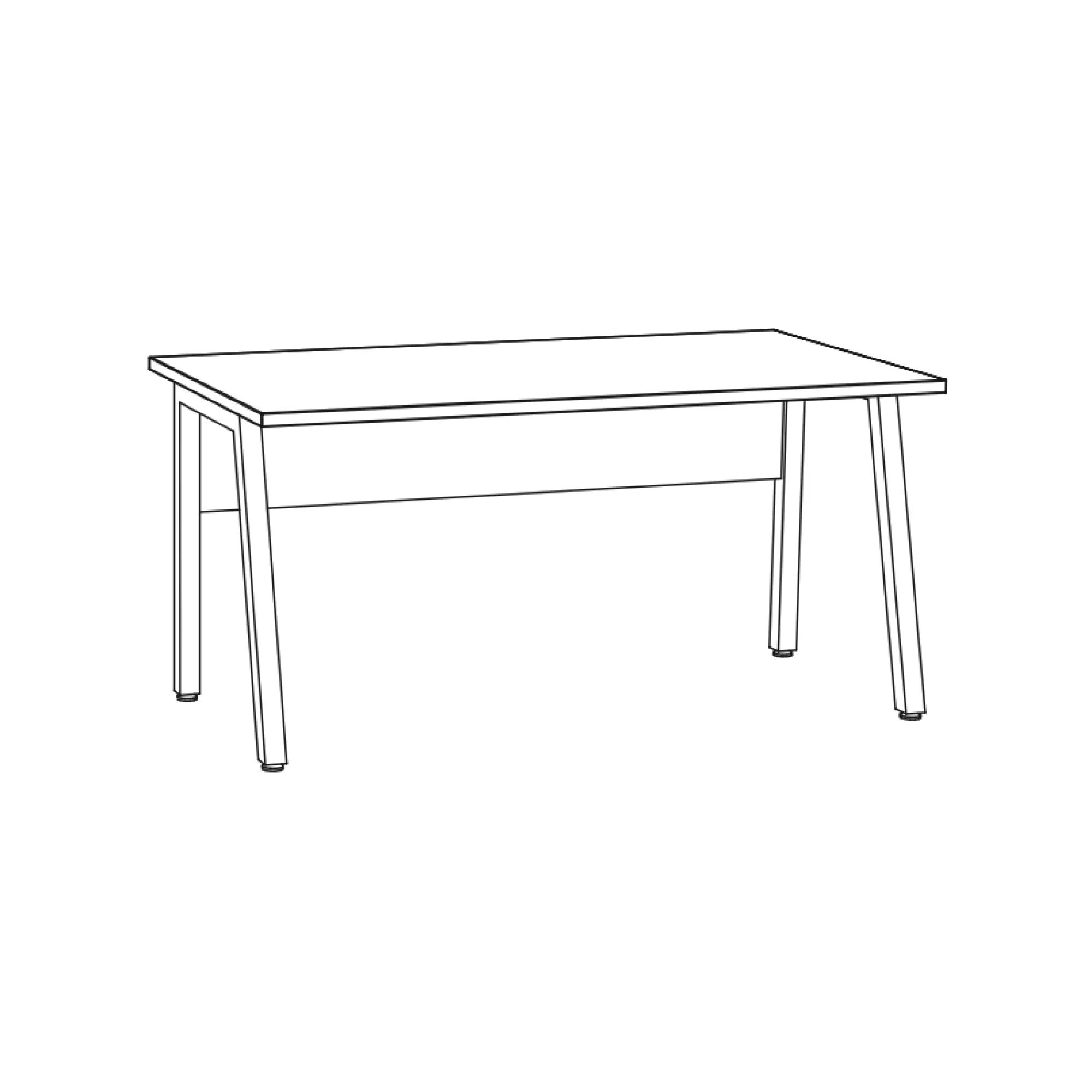 Bureaus^Huisenthuis Bureau Roland 180 cm Vintage