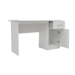Bureaus^Huisenthuis Bureau Royce 120 cm – Met opbergruimte Wit