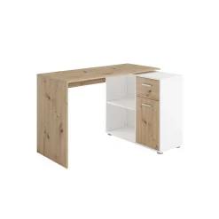 Bureaus^Huisenthuis Bureau Texas Artisan Eiken Wit Eiken-Wit
