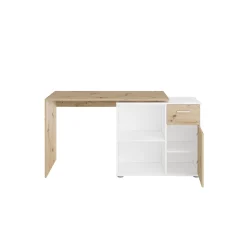 Bureaus^Huisenthuis Bureau Texas Artisan Eiken Wit Eiken-Wit