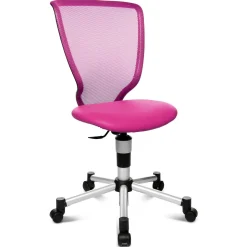 Kinderbureaustoelen^Huisenthuis Bureaustoel Jelte Roze