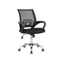 Bureaustoelen^Huisenthuis Bureaustoel Lyon Zwart