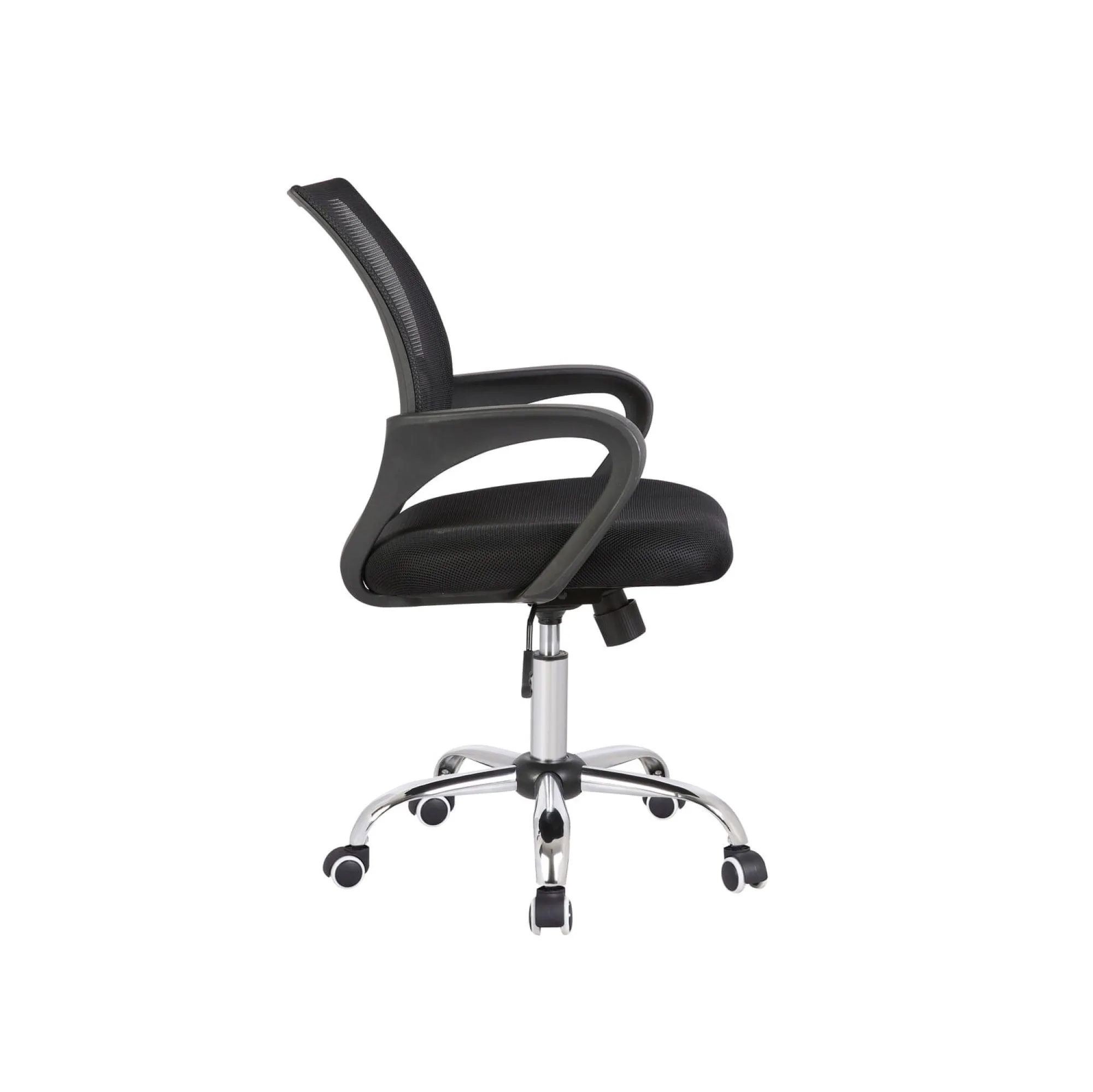 Bureaustoelen^Huisenthuis Bureaustoel Lyon Zwart