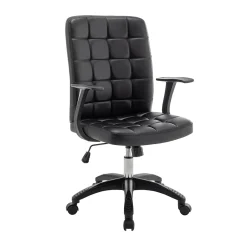 Bureaustoelen^Huisenthuis Bureaustoel Omer Zwart