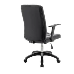 Bureaustoelen^Huisenthuis Bureaustoel Omer Zwart