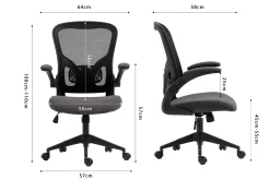 Bureaustoelen^Huisenthuis Bureaustoel Skye