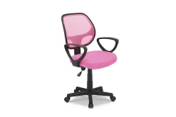 Kinderbureaustoelen|Bureaustoelen^Huisenthuis Bureaustoel Venice Roze