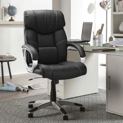 Bureaustoelen^Huisenthuis Bureaustoel Verona Zwart