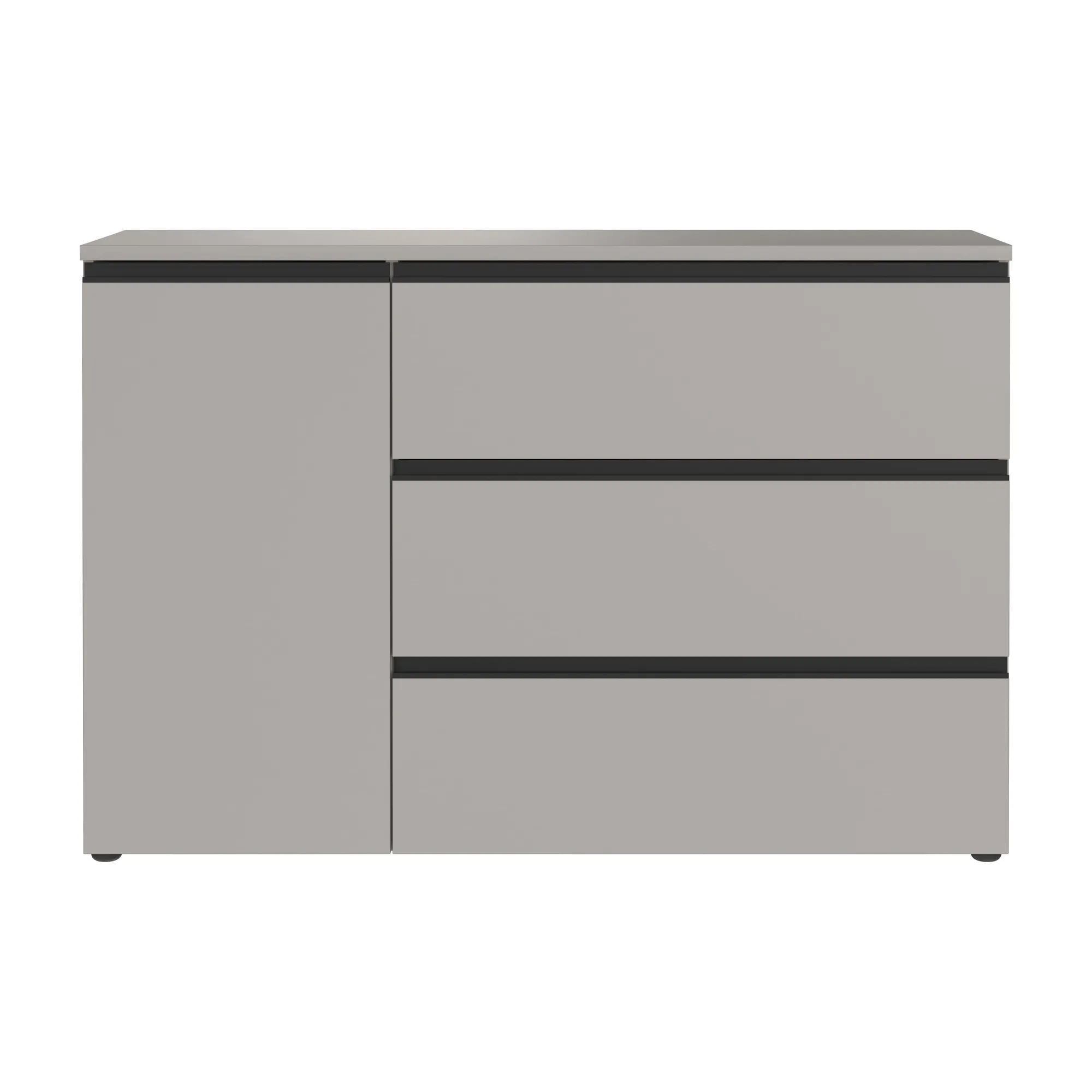Dressoirs^Huisenthuis Dressoir Alec Grijs 135 cm