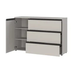 Dressoirs^Huisenthuis Dressoir Alec Grijs 135 cm
