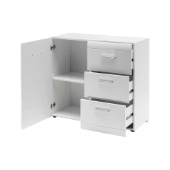Dressoirs^Huisenthuis Dressoir Bologna Wit M