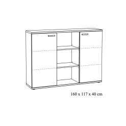 Kantoorkasten^Huisenthuis Dressoir Erasmus
