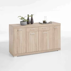 Dressoirs^Huisenthuis Dressoir Hermes 160x50x90 cm Eiken