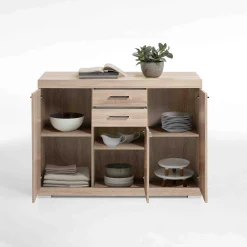 Dressoirs^Huisenthuis Dressoir Hermes 120x50x90 cm Eiken