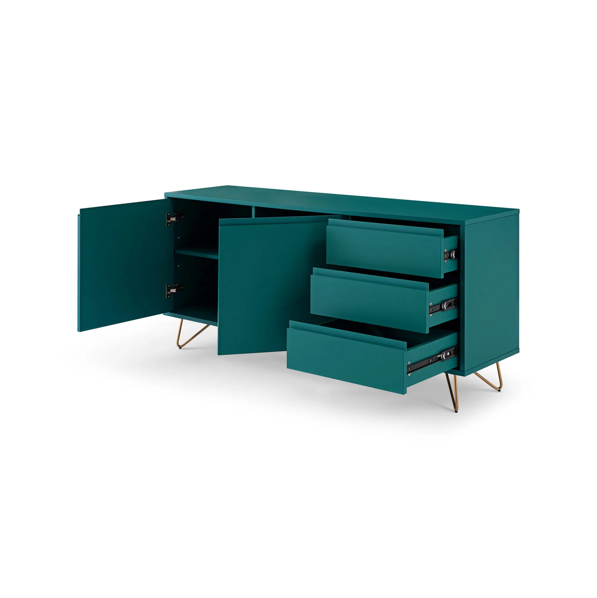 Dressoirs^Huisenthuis Dressoir Lucy 150 cm Blauw