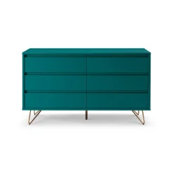Dressoirs^Huisenthuis Dressoir Lucy 120 cm Blauw
