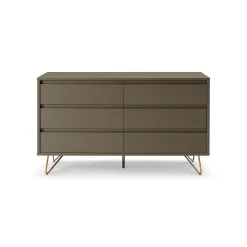 Dressoirs^Huisenthuis Dressoir Lucy 120 cm Grijs