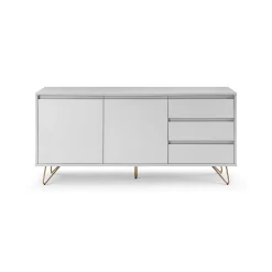 Dressoirs^Huisenthuis Dressoir Lucy 150 cm Wit