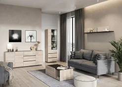 Dressoirs^Huisenthuis Dressoir Paxos Eiken 190 cm