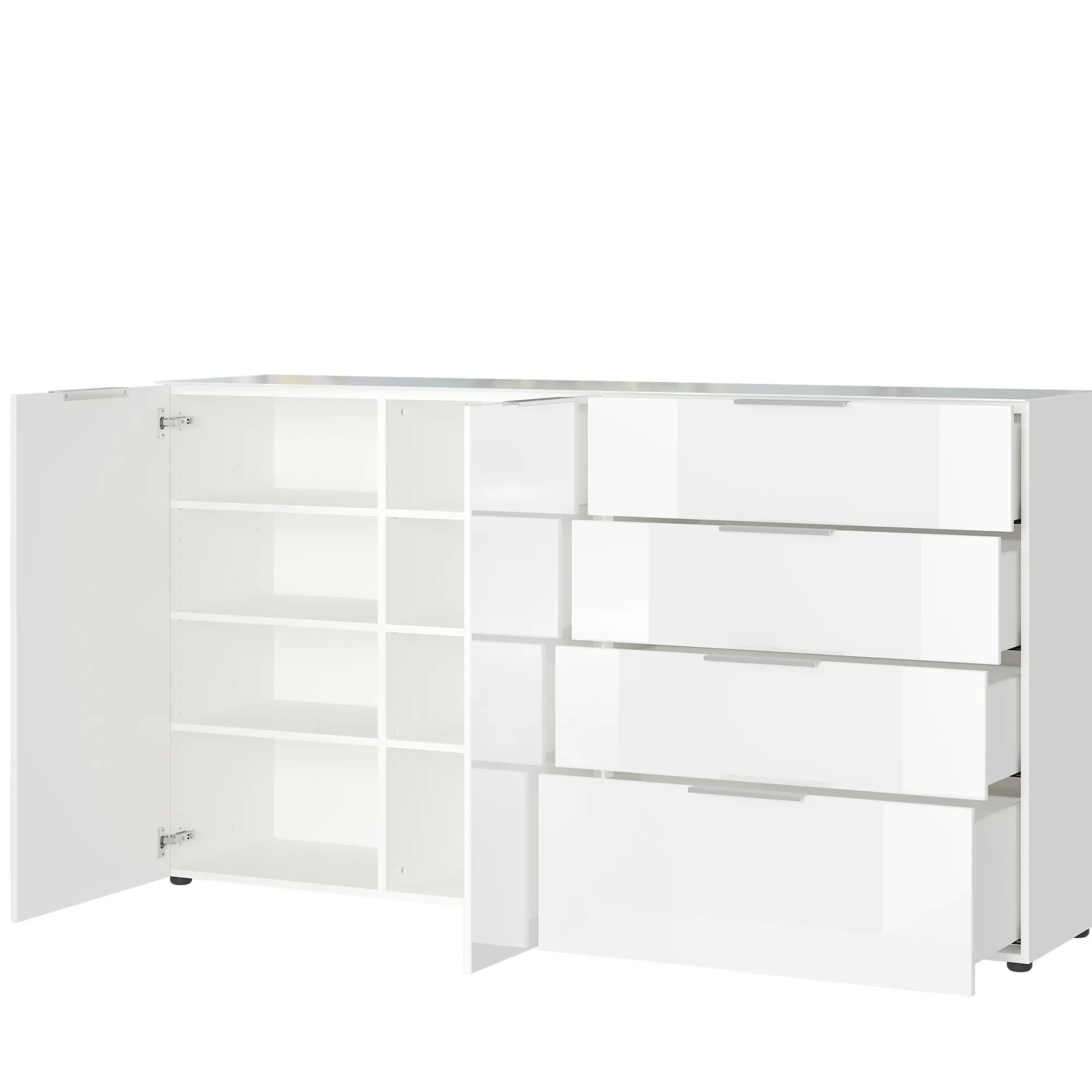 Dressoirs^Huisenthuis Dressoir Sirmione Large Wit