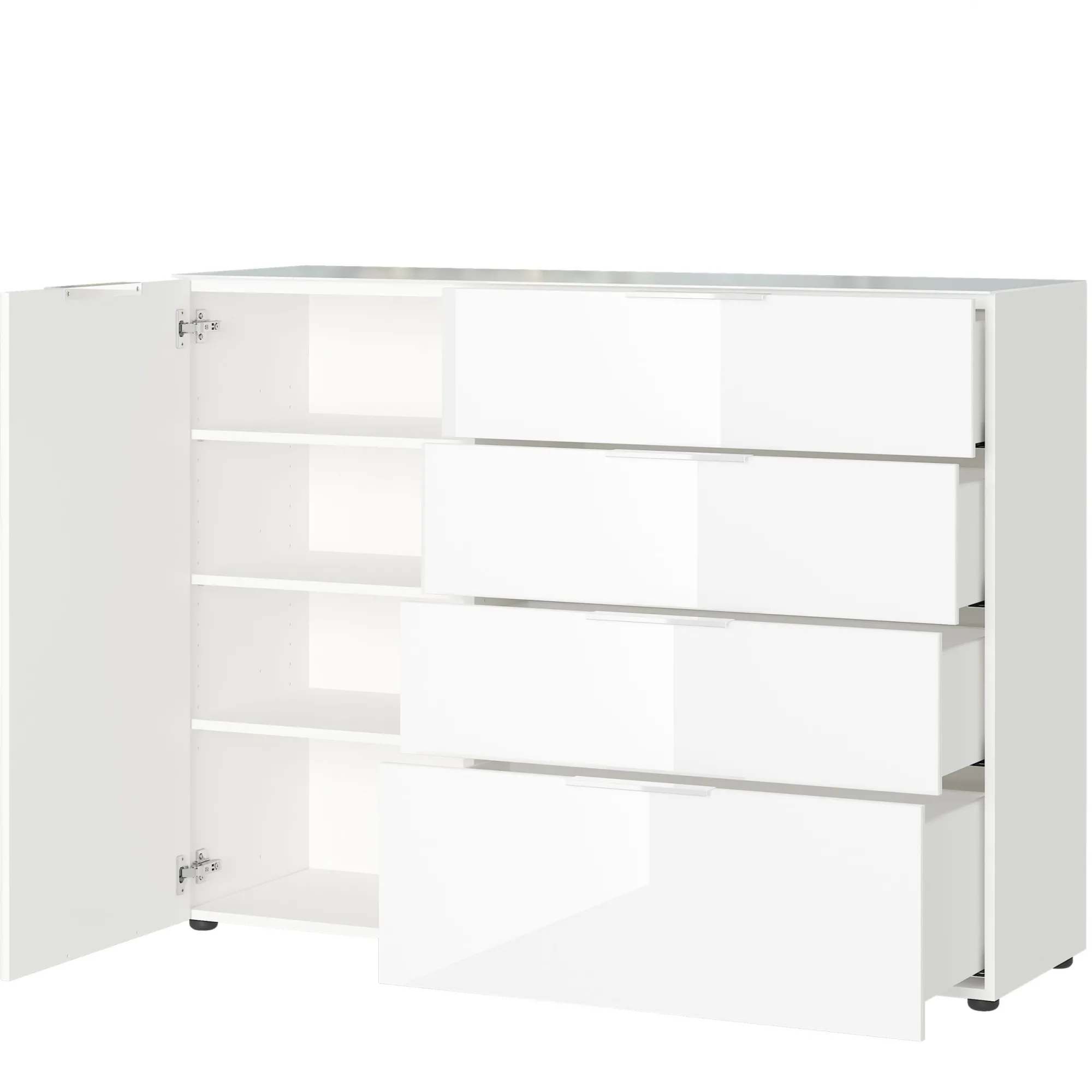 Dressoirs^Huisenthuis Dressoir Sirmione Small Wit