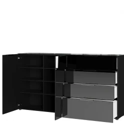 Dressoirs^Huisenthuis Dressoir Sirmione Large Zwart
