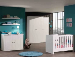 Kinderkamerkasten|Kledingkasten^Huisenthuis Driedeurskast Luuk-W