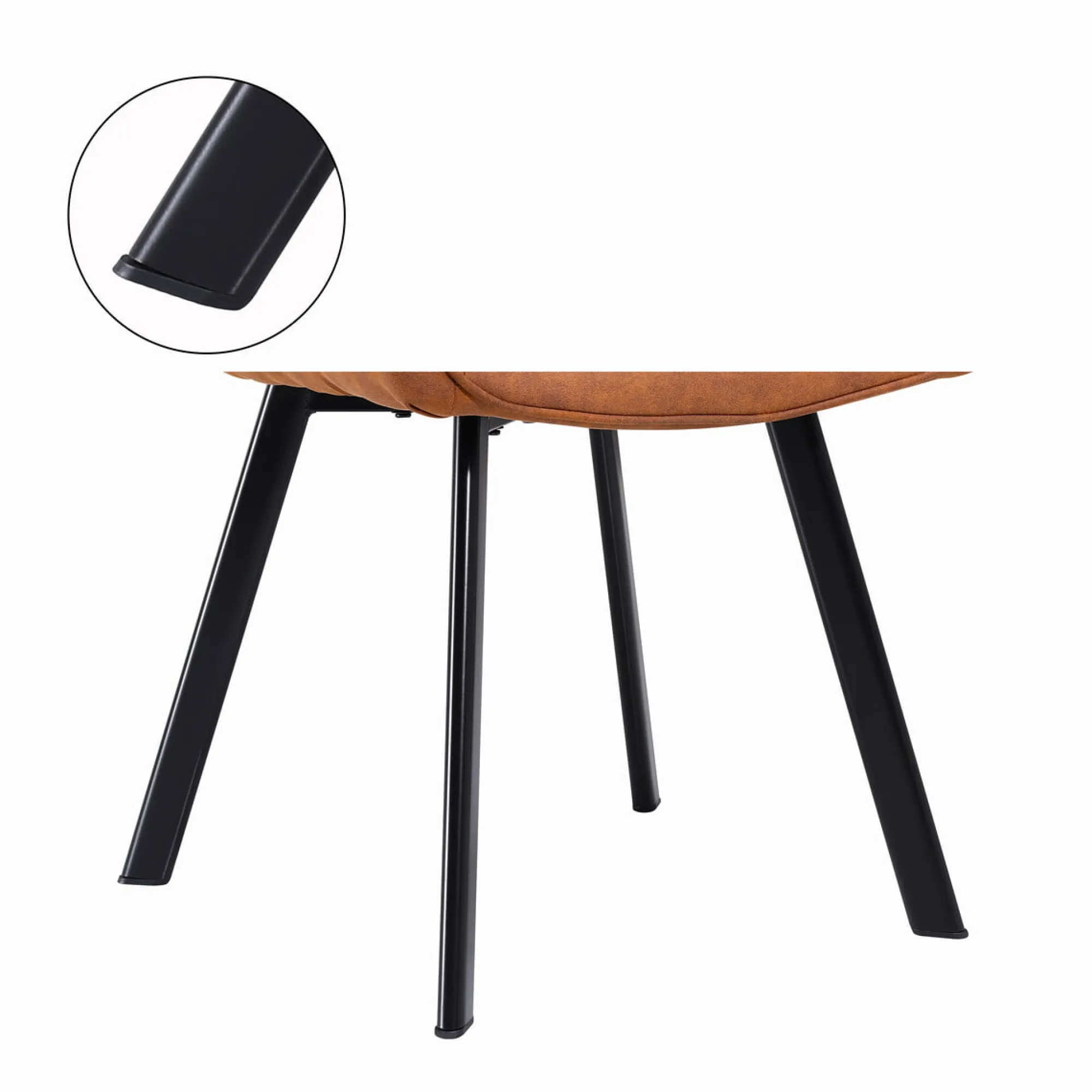 Eetkamerstoelen^Huisenthuis Eetkamerstoel Silves – Set van 2 Bruin