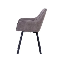 Eetkamerstoelen^Huisenthuis Eetkamerstoel Silves – Set van 2 Taupe